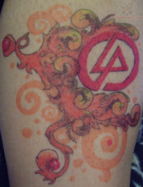 Color Ink Linkin Park Tattoo